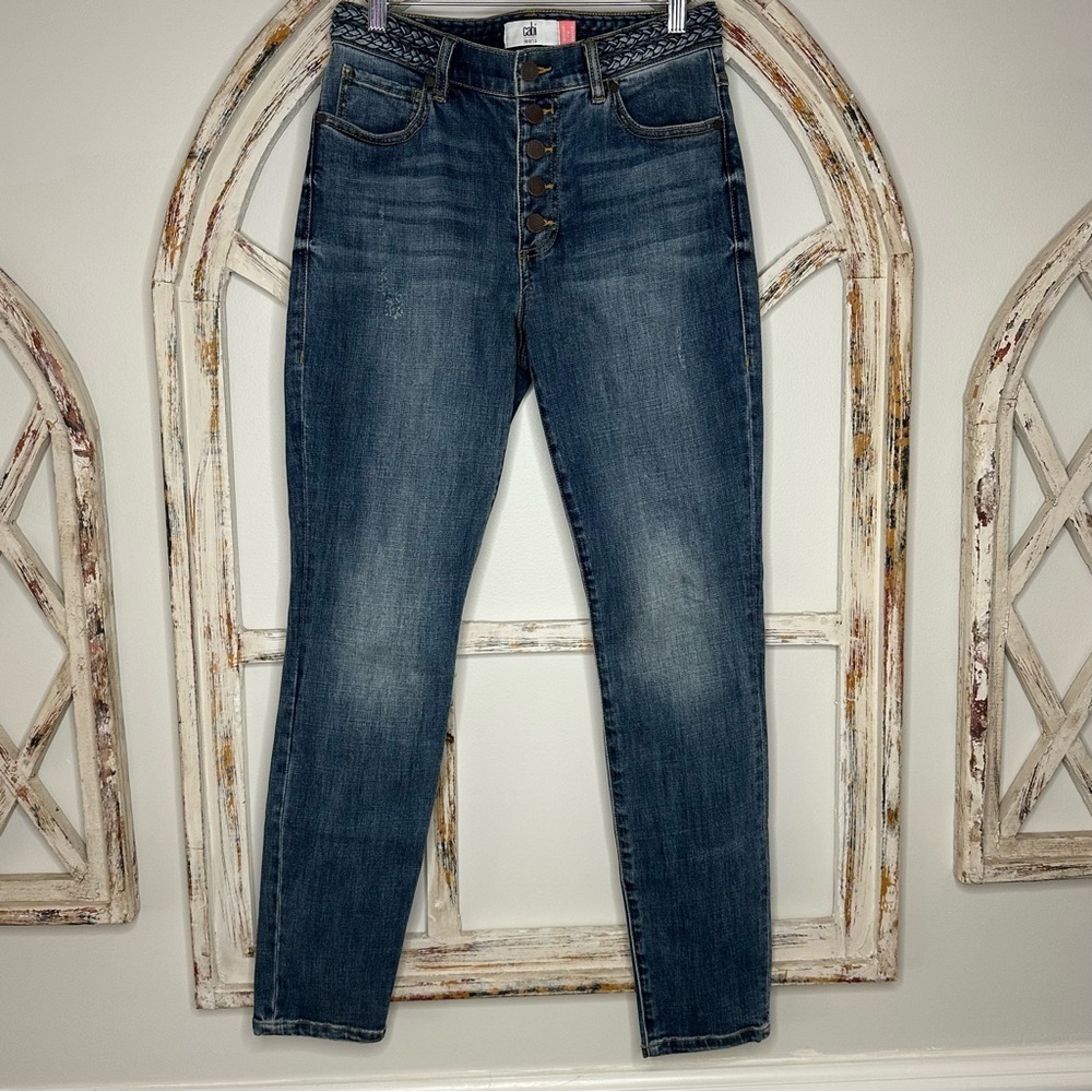 CAbi Mia Button Fly Skinny Jeans Dream Weaver Wash
#5694 Women's Size 6 - Picture 2 of 8